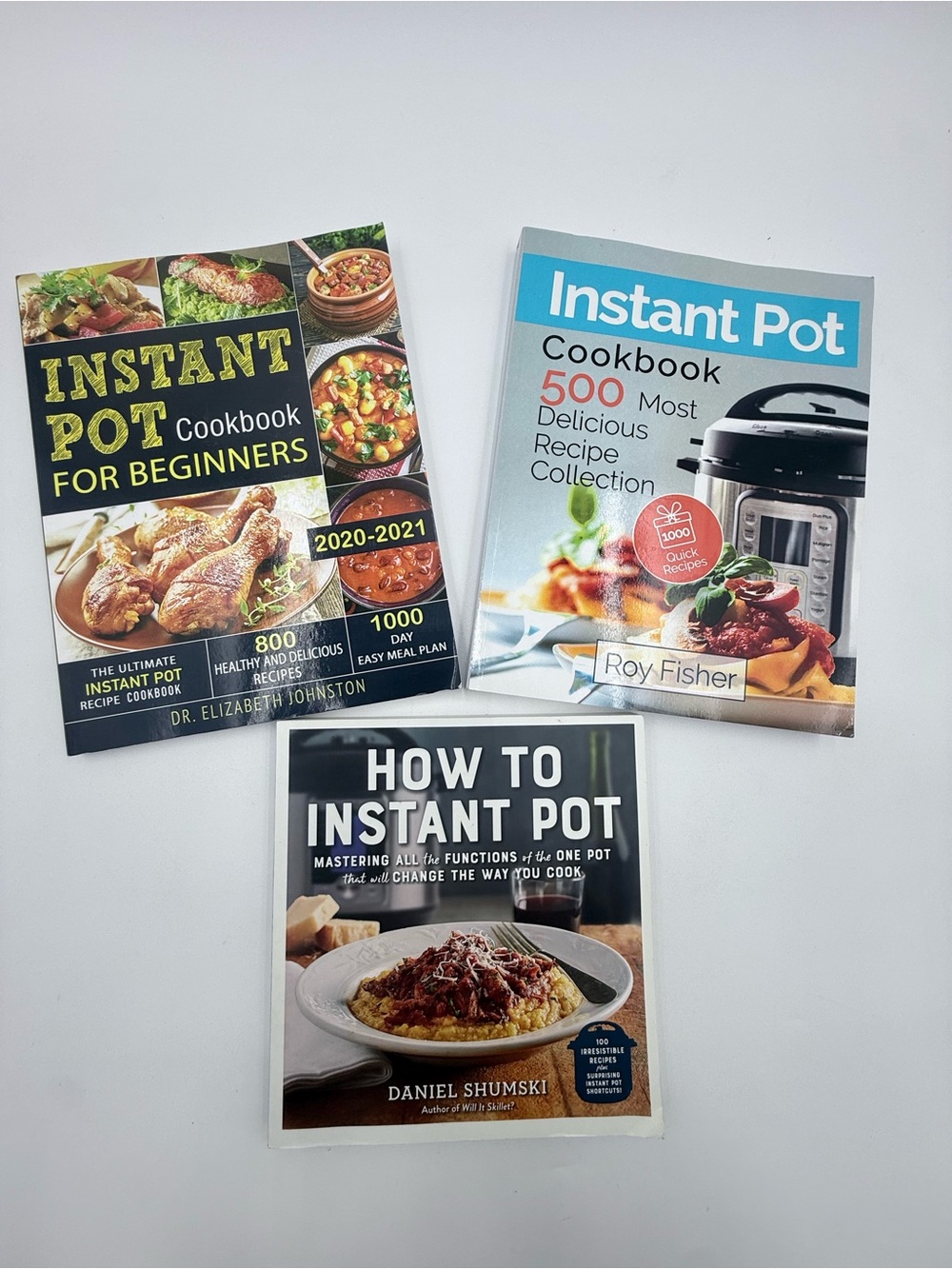 Instant Pot Cookbooks - Lot Of 3 - Excellent!